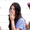 Lana Del Rey, cigarette à la main sur le tournage de son nouveau clip à Los Angeles. Le 30 juin 2013.