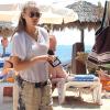 La belle Vanesa Lorenzo lors de ses vacances avec son homme Carles Puyol le 30 juin 2013 à Ibiza