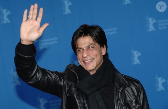 Shahrukh Khan lors de la présentation du film Om Shanti Om à Berlin le 8 février 2008