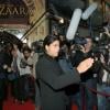 La star Bollywood Shahrukh Khan lors de la conférence de presse du film Veer-Zaara à Paris le 26 avril 2006