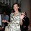 Milla Jovovich assiste à la soirée de lancement de la collection Jardin Secret de Savelli au musée Jacquemart-André. Paris, le 3 juillet 2013.