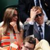Pippa Middleton et son compagnon Nico Jackson complices au All England Lawn Tennis and Croquet Club de Wimbledon le 5 juillet 2013 à Londres