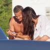 Journée sous le soleil pour Vladimir Doronin et sa nouvelle compagne Luo Zilin en vacances à Formentera le 4 juillet 2013. Photo exclusive
