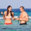 L'ex de Naomi Campbell Vladimir Doronin et sa nouvelle compagne Luo Zilin en vacances à Formentera le 4 juillet 2013. Photo exclusive