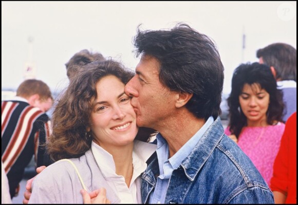 Dustin Hoffman et sa femme Lisa au Festival de Deauville en 1995