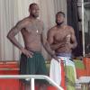 LeBron James et Dwyane Wade à Miami, le 18 mai 2013