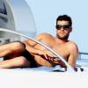 Michael Ballack en vacances à Formentera, le 8 juillet 2013.