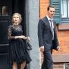 Scarlett Johansson et Matthew McConaughey sur le tournage d'une publicité Dolce & Gabbana dirigée par Martin Scorsese à New York, le 13 juillet 2013.