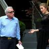 Scarlett Johansson et Martin Scorsese sur le tournage d'une publicité Dolce & Gabbana à New York, le 13 juillet 2013.