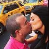 Instagram Jade Foret - Tendre baiser entre Arnaud Lagardère et Jade Foret