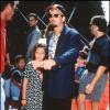 Charlie Sheen et sa fille Cassandra en 1992
