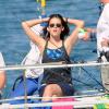 Kristen Stewart détendue sur le tournage du film "Camp X-Ray" à Los Angeles, le 17 juillet 2013.