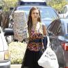 Jessica Alba fait des courses chez Bath and Beyond à Los Angeles le 17 juillet 2013