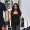 Exclusif - Jenna Dewan sur le tournage de la série "Witches of East End" à Vancouver, le 17 juillet 2013.