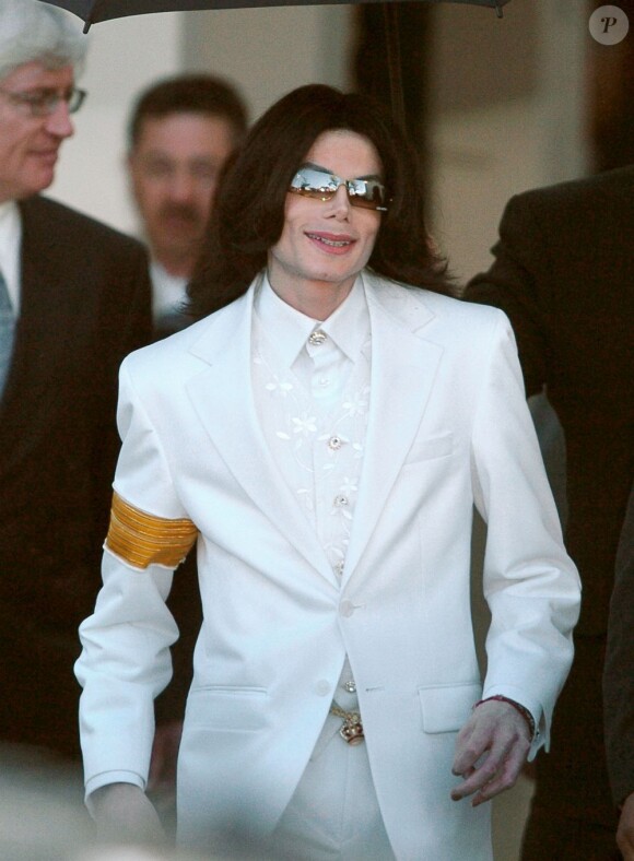 Michael Jackson à Santa Maria, le 31 janvier 2005.