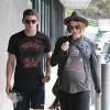 Exclu - Evan Rachel Wood, enceinte, et son mari Jamie Bell font du shopping à Malibu, le 20 juillet 2013.