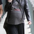 Exclusif - Le baby-bump d'Evan Rachel Wood à Malibu, le 20 juillet 2013.