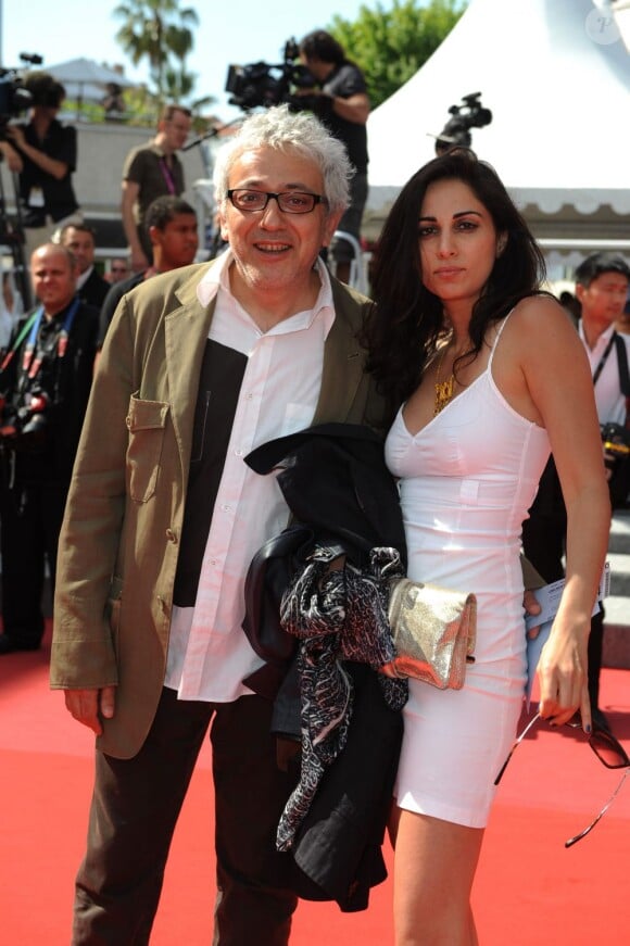 Yasmine Hamdan et le réalisateur palestinien Elia Suleiman alors du 63e Festival de Cannes, le 18 mai 2010.