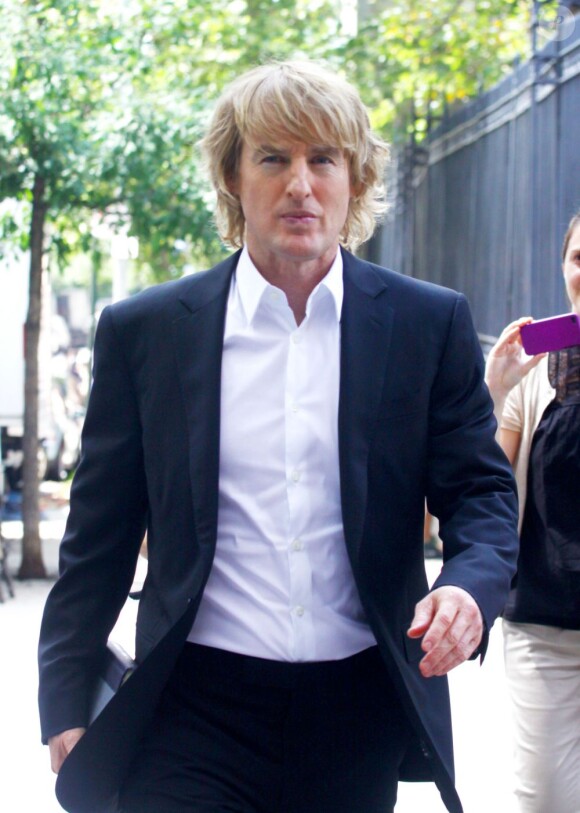 Owen Wilson sur le tournage du film "Squirrels To The Nuts" à New York, le 23 juillet 2013.