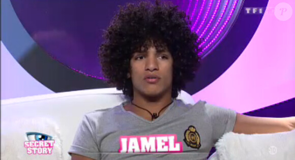 Jamel dans la quotidienne de Secret Story 7 sur TF1 le vendredi 26 juillet 2013