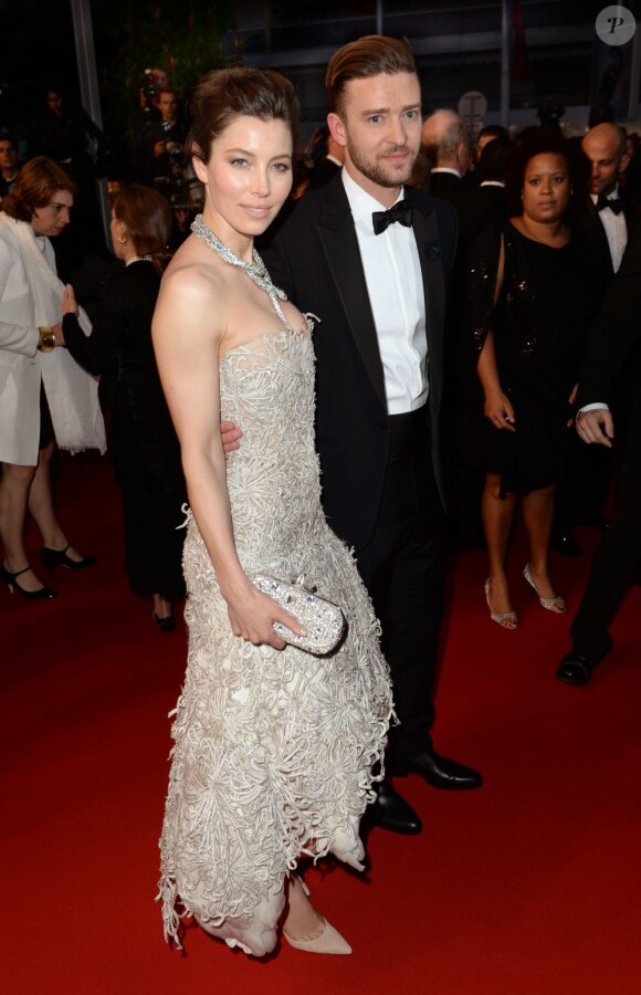Jessica Biel et Justin Timberlake au 66e Festival de Cannes, le 19 mai 2013.