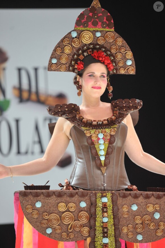 Joséphine Drai en octobre 2012 au Salon du Chocolat