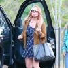 Lindsay Lohan quitte le Cliffside Malibu Rehab Center de Malibu (Los Angeles) après trois mois passés en cure de désintoxication, le 30 juillet 2013.