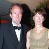 Francis Beospflug et sa femme Fabienne Vonier à Cannes en 2001.