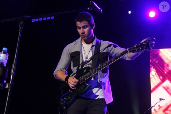 Les Jonas Brothers en concert à Rio de Janeiro, le 12 mars 2013.