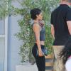 Rihanna quitte une boutique de produits de beauté à Beverly Hills. Le 1er août 2013.