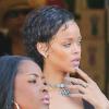 Rihanna quitte une boutique de produits de beauté à Beverly Hills. Le 1er août 2013.