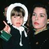 Charlotte Casiraghi dans les bras de sa maman pour fêter la Sainte Dévote en 1992