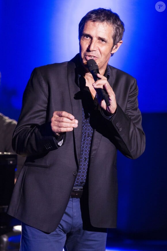 Concert de Julien Clerc dans le cadre du festival de Ramatuelle le 3 août 2013.