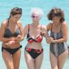 Maria del Rosario Cayetana Fitz-James Stuart, 18e duchesse d'Albe, en vacances le 3 août 2013 à Ibiza, île qu'elle adore et où elle vient chaque été passer du temps à sa résidence de Punta Galera.