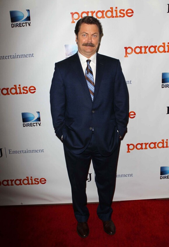 Nick Offerman à la première de Paradis à Hollywood, le 6 août 2013.