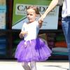 Jennifer Garner emmène sa fille Seraphina à son cours de danse à Pacific Palisades, le 9 août 2013.