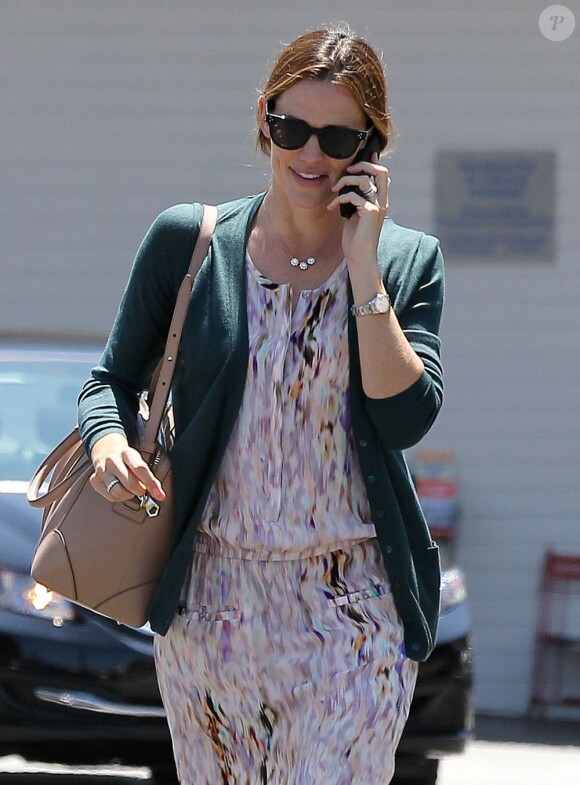 Jennifer Garner se rend au Brentwood Country Mart à Brentwood, le 7 août 2013.