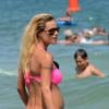 Michelle Hunziker, sublime en vacances à Ibiza, le 26 juillet 2013
