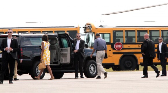 Barack et Michelle Obama sont en vacances sur l'île de Martha's Vineyard depuis le 10 août 2013.