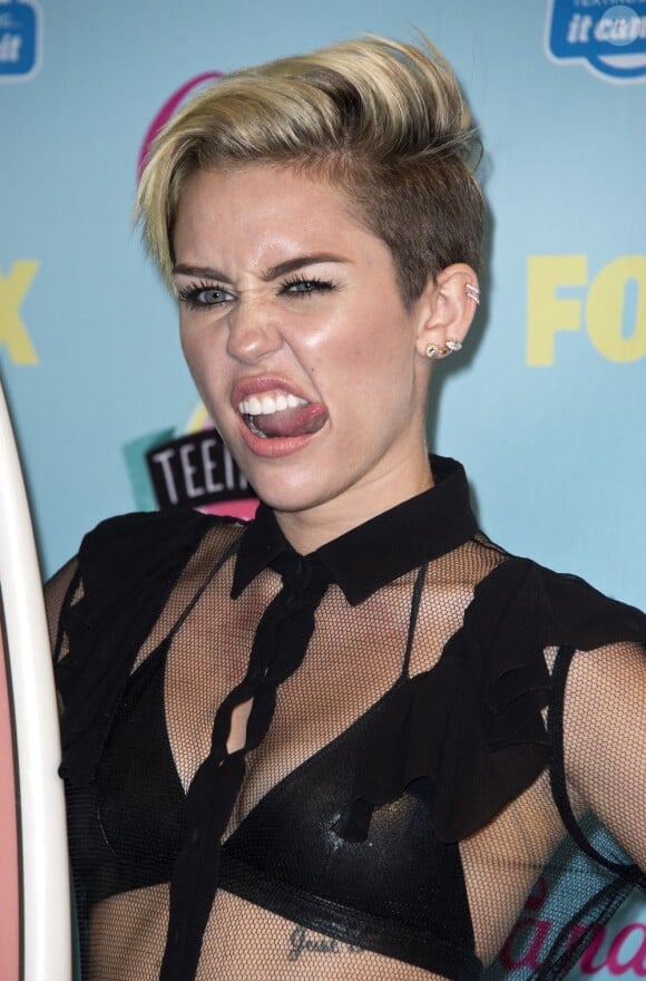Miley Cyrus lors des Teen Choice Awards 2013 à Los Angeles, le 11 août 2013.