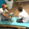 Julien et Gautier, le 11 août 2013 dans Secret Story 7.