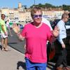 Elton John à Saint-Tropez avec son mari David Furnish après son operation de l'appendicite le 12 août 2013