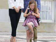 Princesse Isabella : Excitée et fière de son cartable pour sa rentrée à l'école