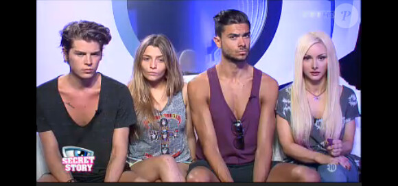 Le clan de Julien dans la quotidienne de Secret Story 7, jeudi 15 août 2013 sur TF1