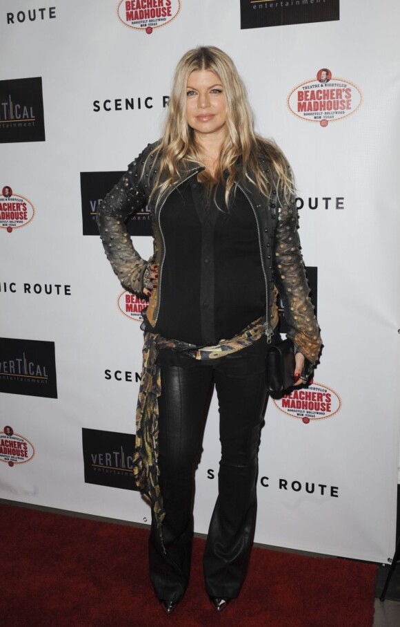 Fergie stylée à la première du film Scenic Route au Chinese 6 Theater à Hollywood, Los Angeles, le 20 août 2013.