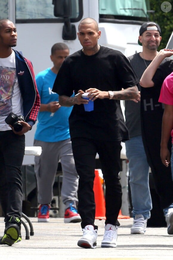 Chris Brown à Los Angeles, le 2 août 2013.
