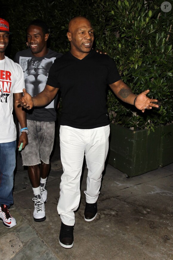 Mike Tyson à West Hollywood à Los Angeles, le 24 juillet 2013.