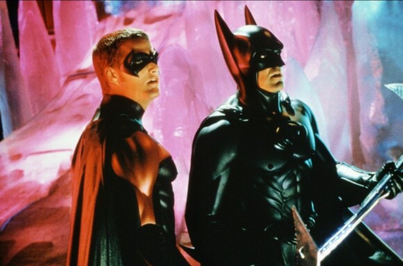 George Clooney dans Batman et Robin.