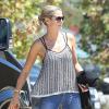 Heidi Klum, son compagnon Martin Kristen et les enfants Lou, Leni, Henry et Johan de sortie shopping à Los Angeles, le vendredi 23 août 2013.