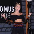 Miley Cyrus sur le tapis rouge des MTV Video Music Awards au Barclays Center à New York, le 25 août 2013.